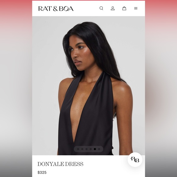 Rat & Boa maxi backless DONYALE DRESS - Picture 2 of 16